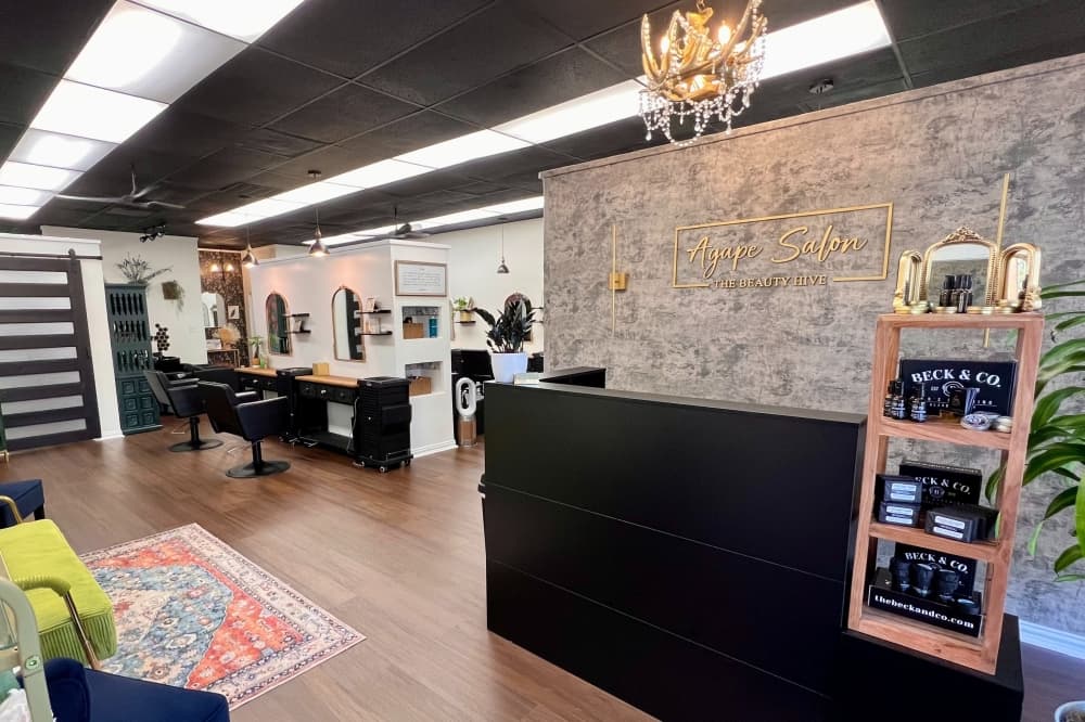 hair salon interior