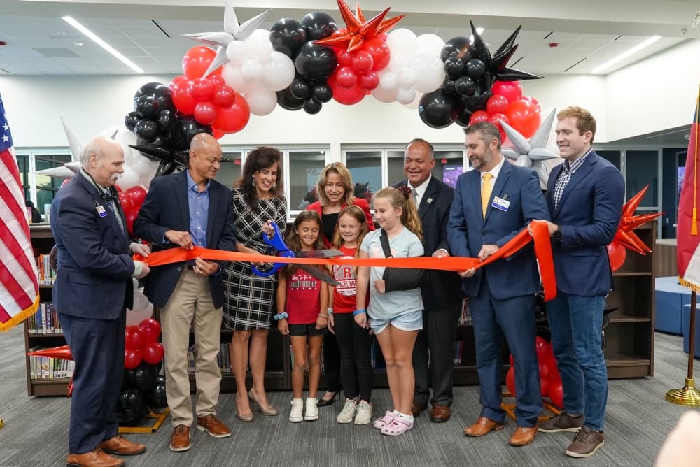 Clear Creek ISD cuts ribbon on newly renovated Ross Elementary
