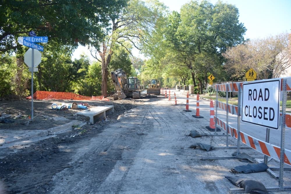 West Prairie Creek Drive completion delayed until February 2024 in Richardson