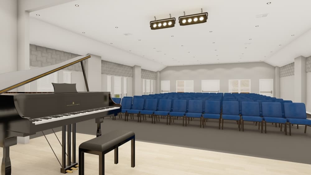 Houghton Horns to create performance hall in Keller