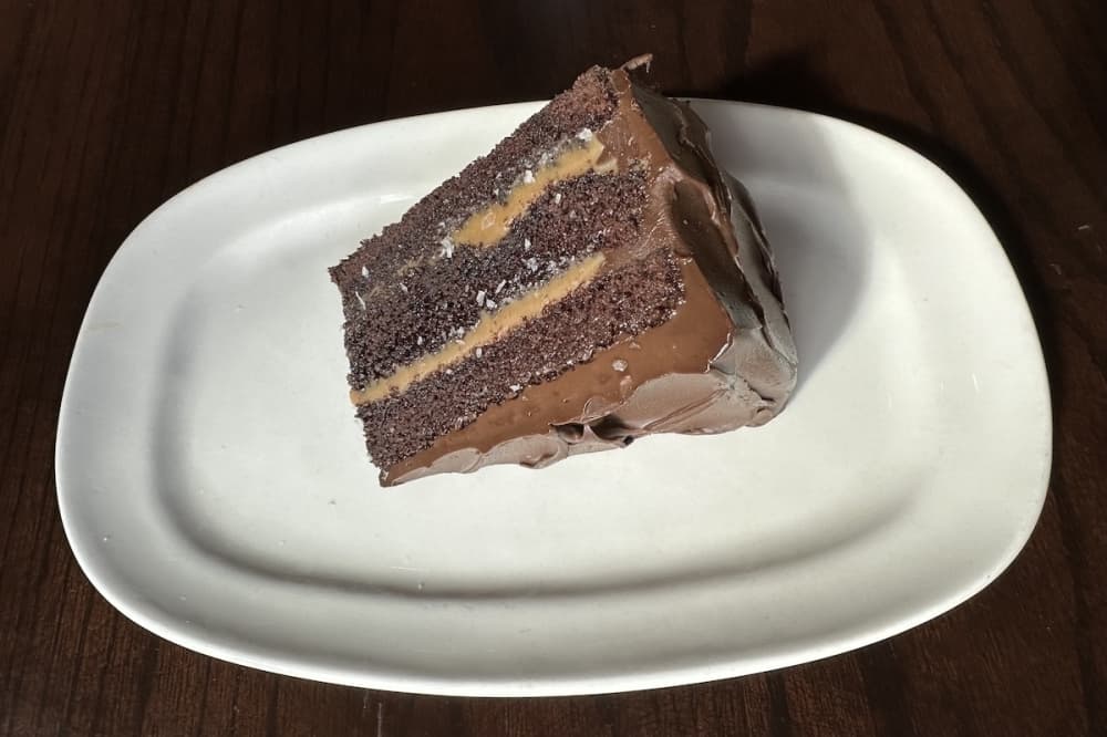 Torta Cioccolato Con Caramello