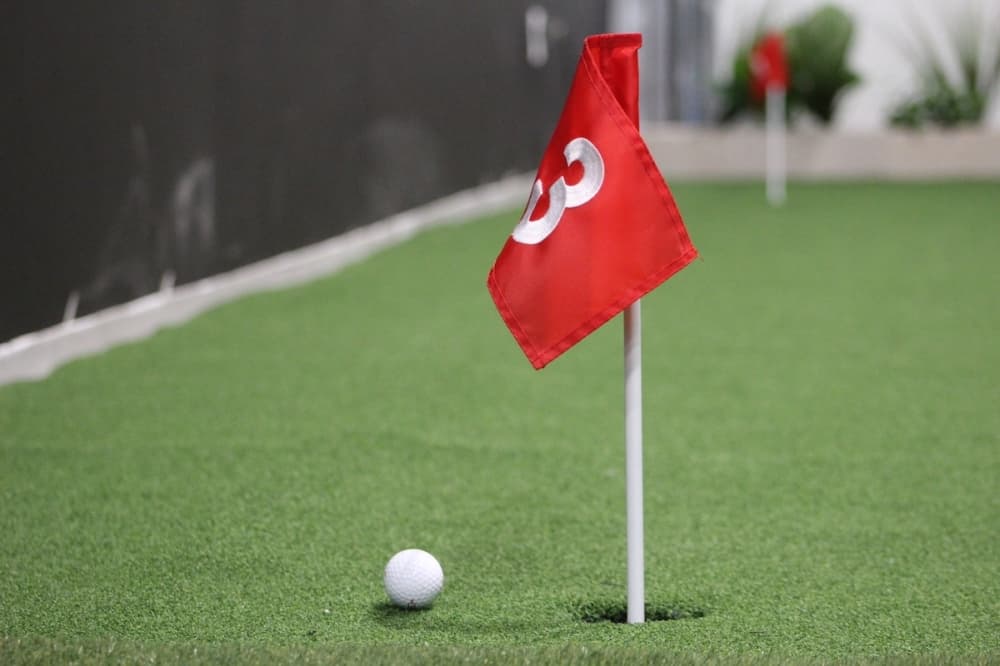 putting area