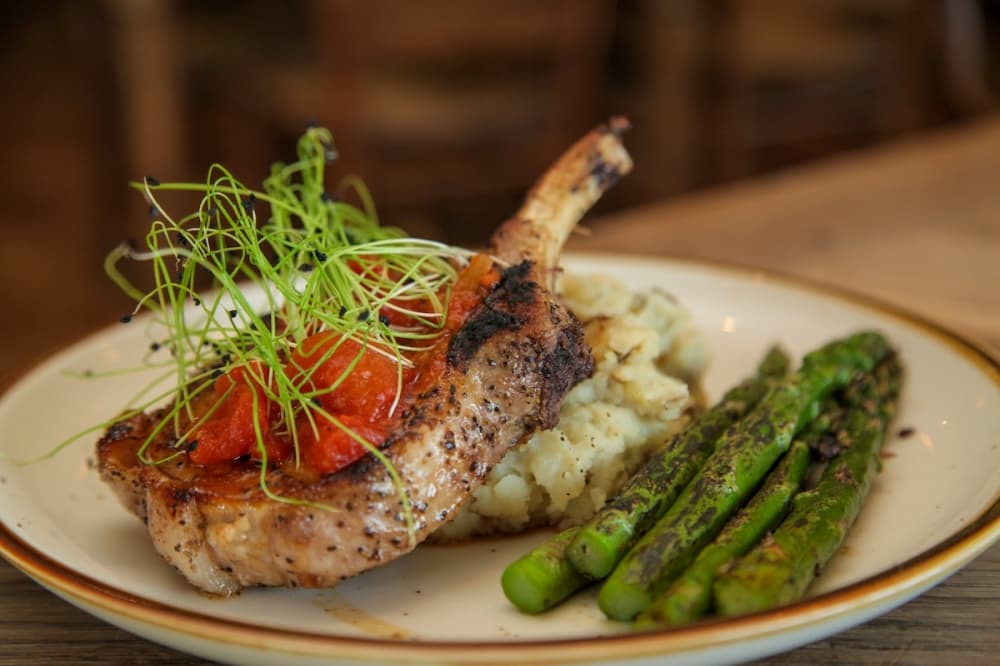 bone-in pork chop