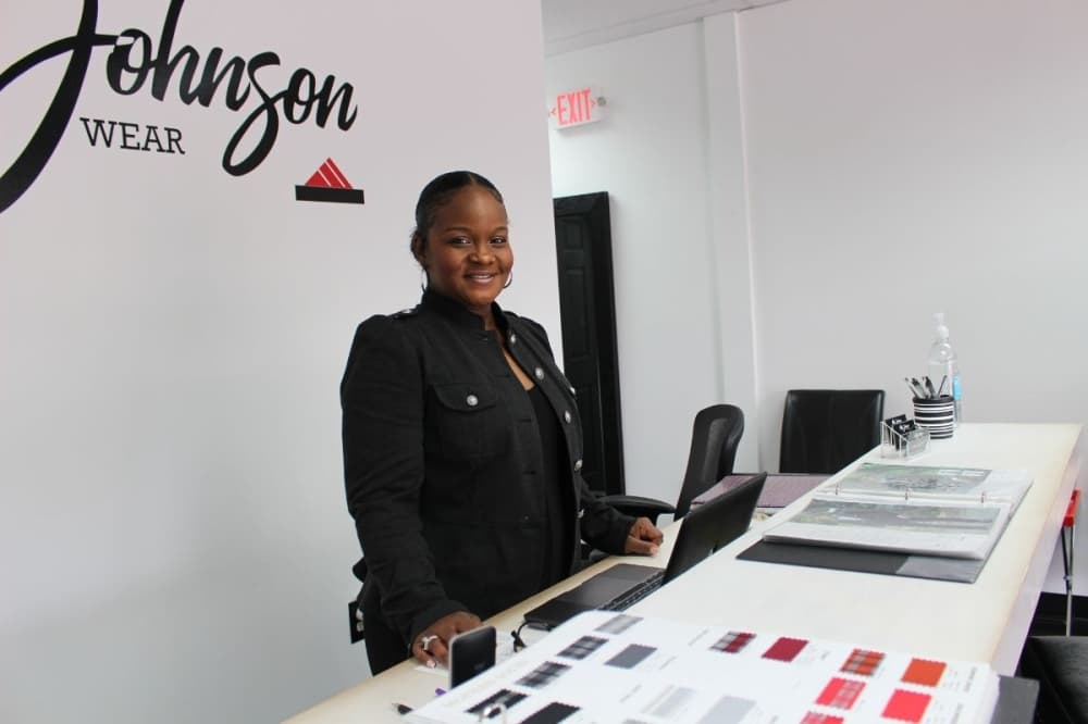 LaTanya Johnson at Allen Johnson Formal Wear