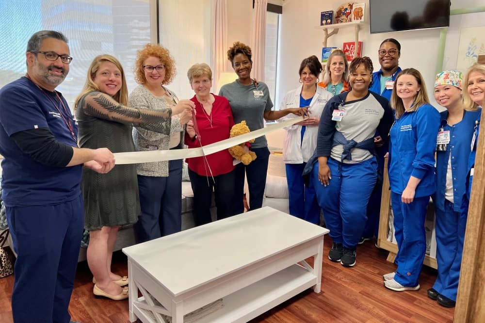 The Woman's Hospital of Texas partners with nonprofit on new care room for grieving parents