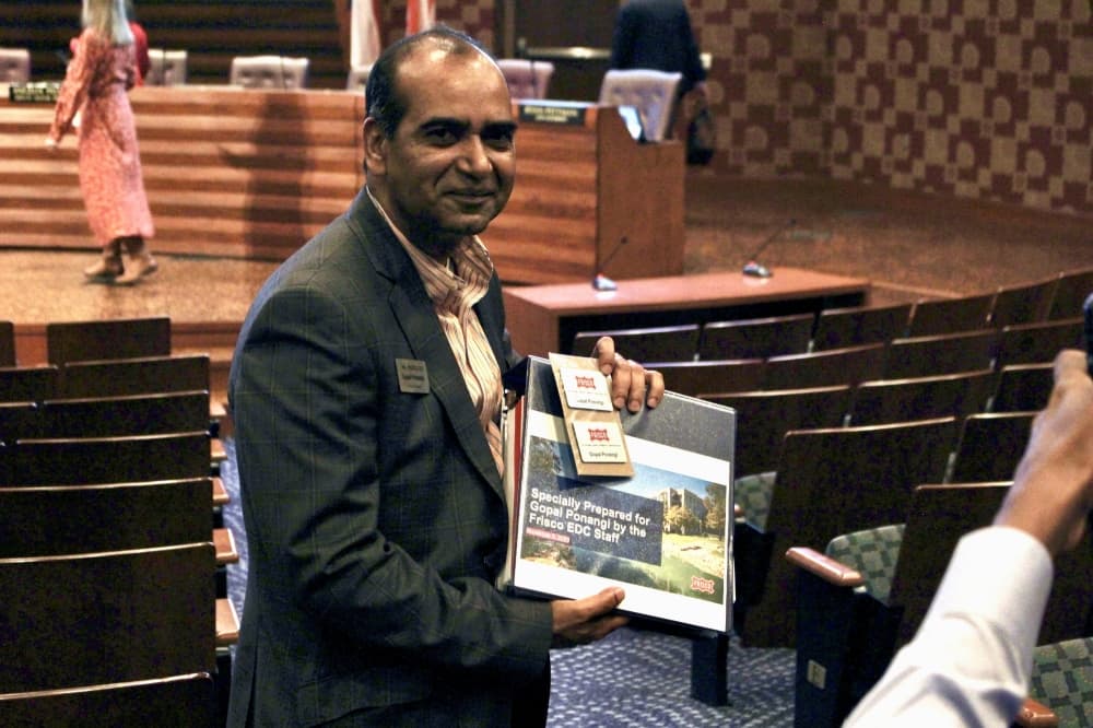Frisco council appoints Gopal Ponangi to Economic Development Corporation board
