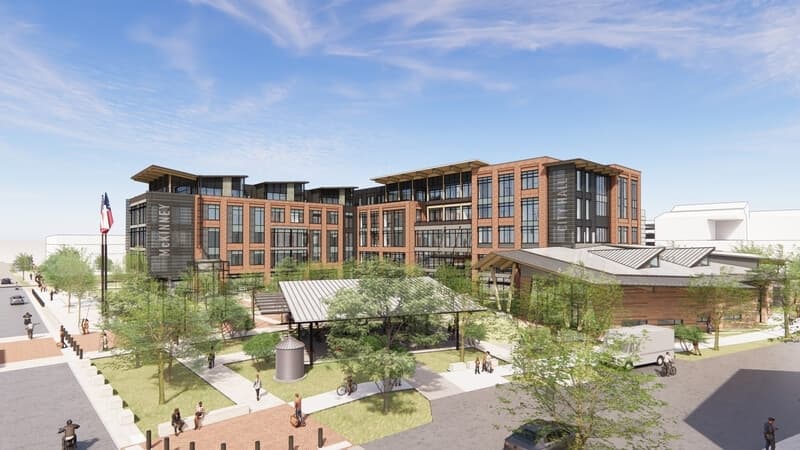 Rendering of the new city hall