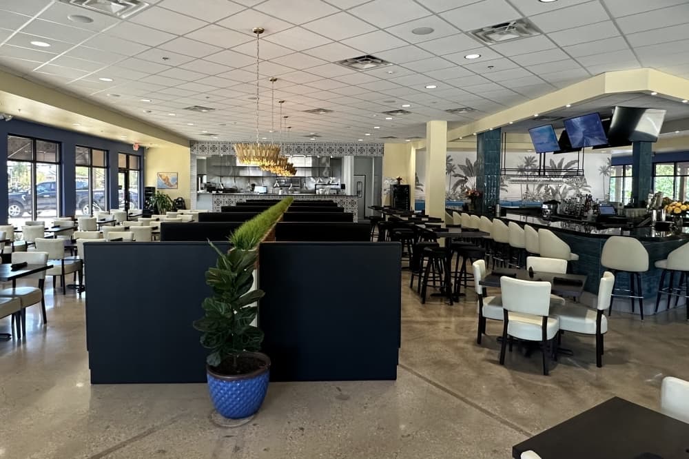 Interior of Zafiros Mexican Grill y Cantina
