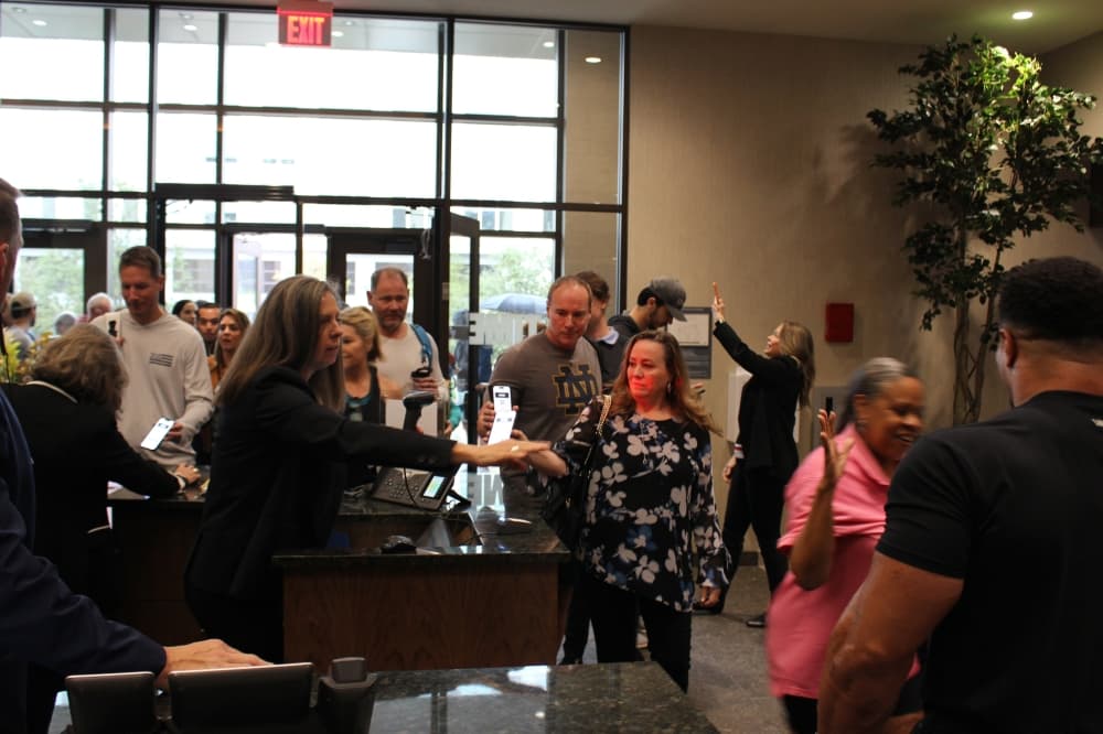 The new Life Time is Shenandoah’s first athletic country-club-style facility and the largest of its kind in Texas. (Shaheryar Khan/Community Impact)