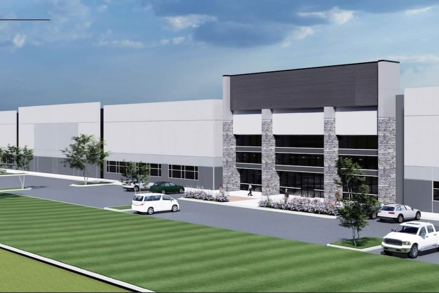 rendering of new business park
