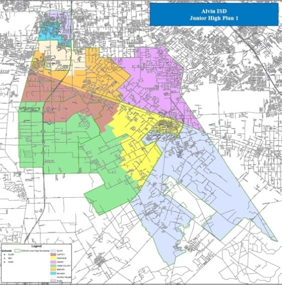 Alvin ISD considers new school boundaries