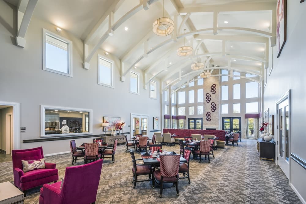 interior space at harbor chase
