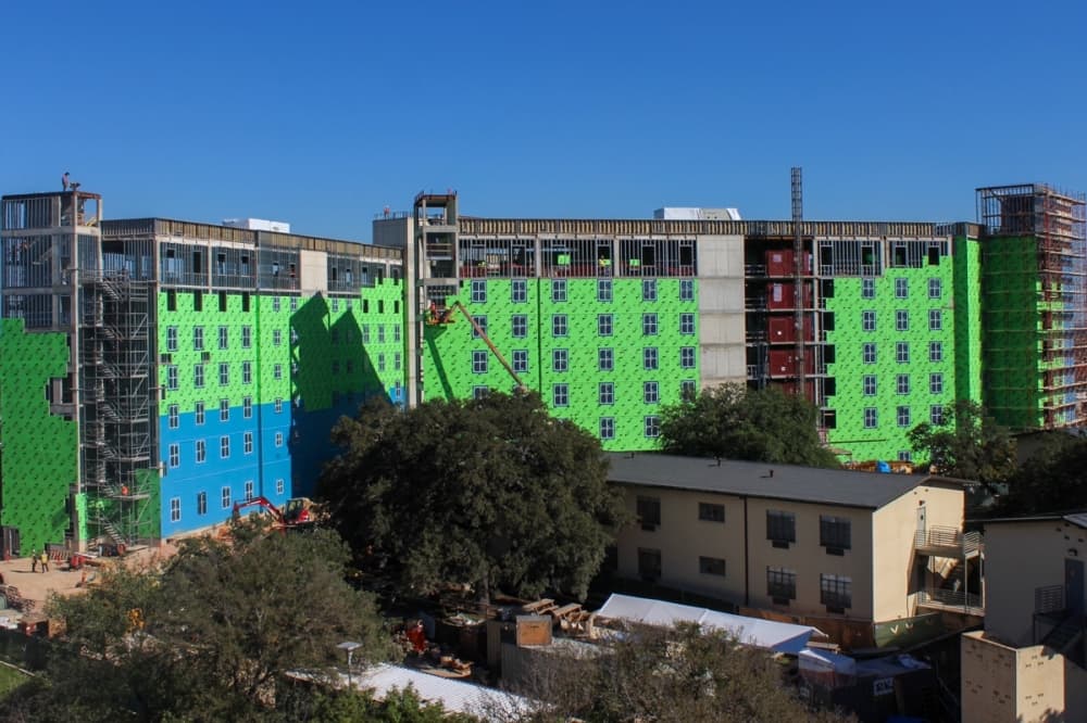 Texas State University’s Hilltop student housing project nearing completion