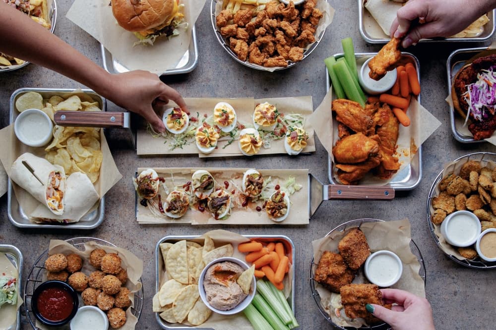 Food sample at Fowling Warehouse