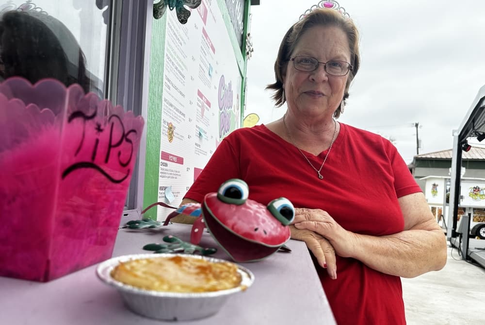 'Stuff your pie hole' at The Cutie Pie Wagon in Bastrop