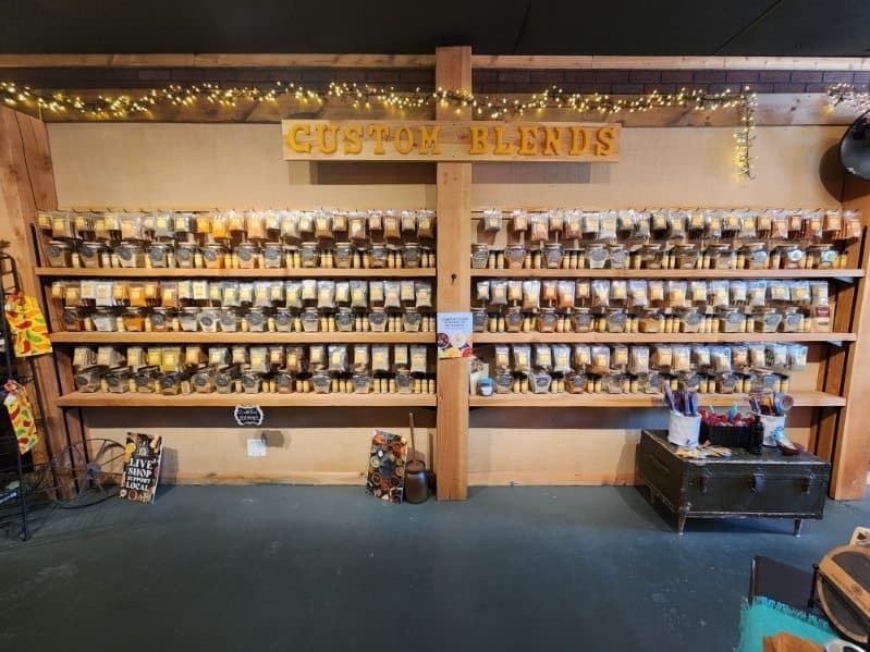 Interior of The Spice and Tea Exchange 