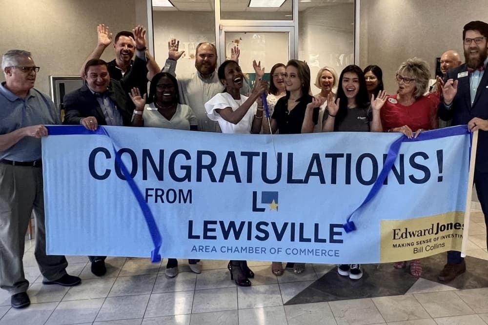 Ribbon cutting of Homewatch Caregivers of Lewisville