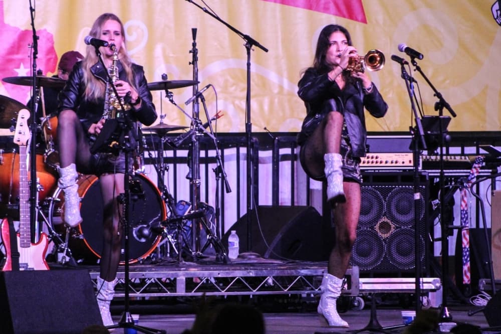 German band on stage