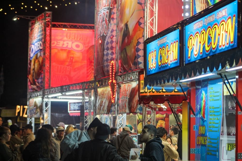 Food vendors at wurstfest
