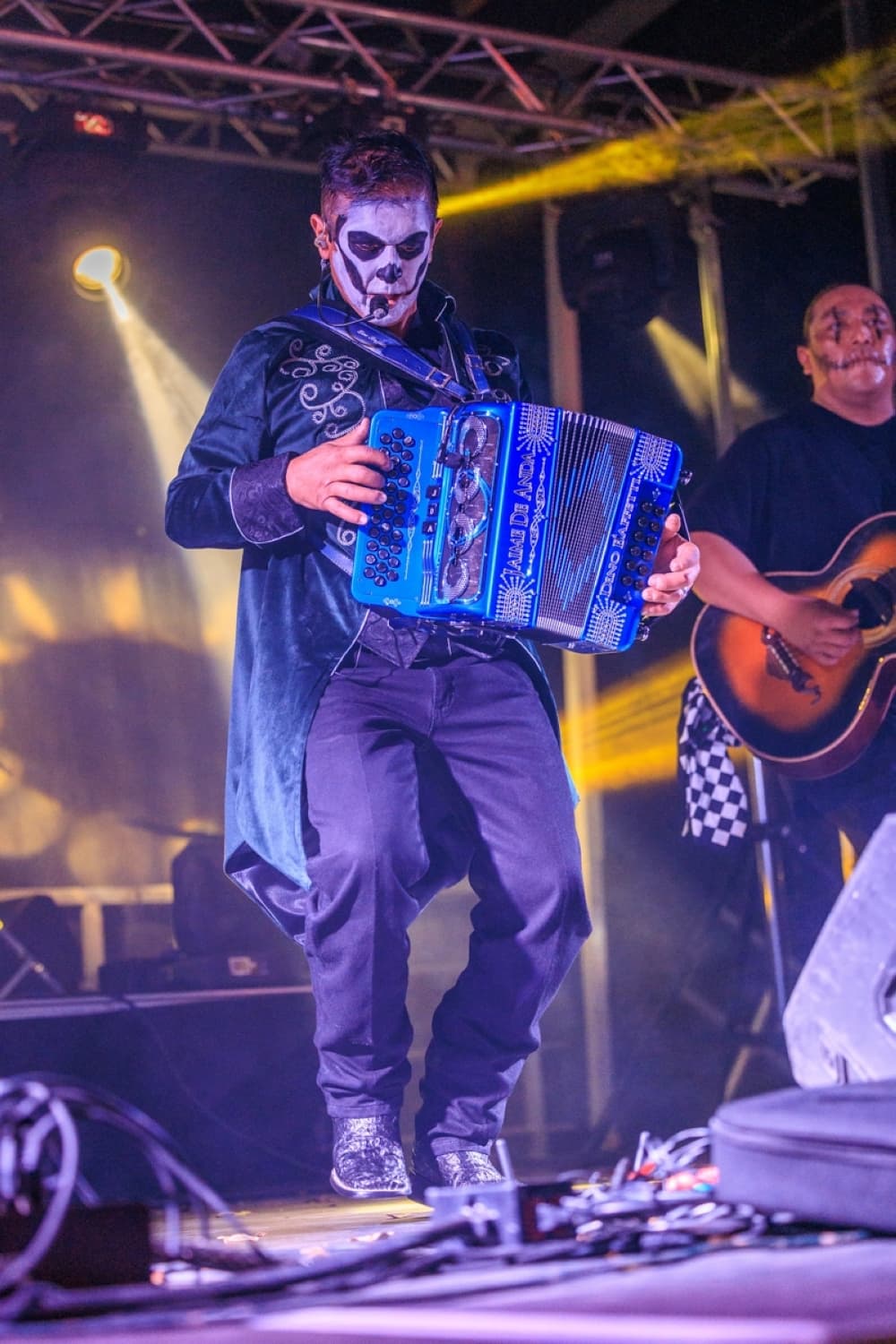 Dia de los Muertos festival band performing 