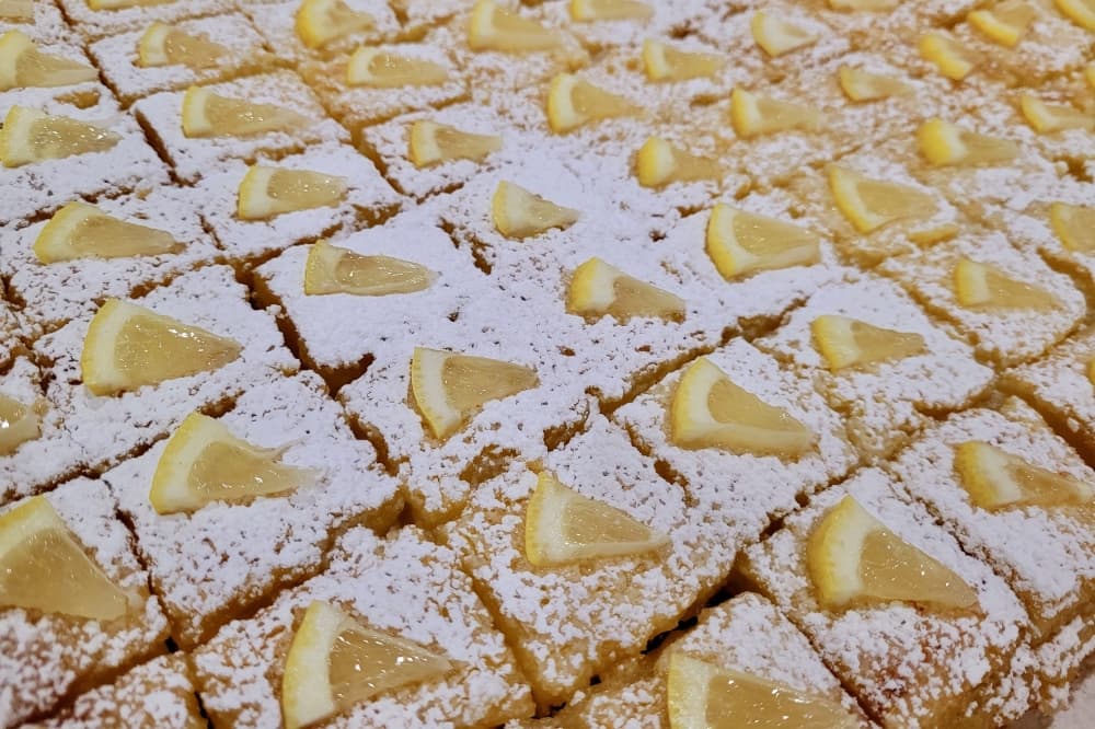 A photo of old-fashioned lemon squares