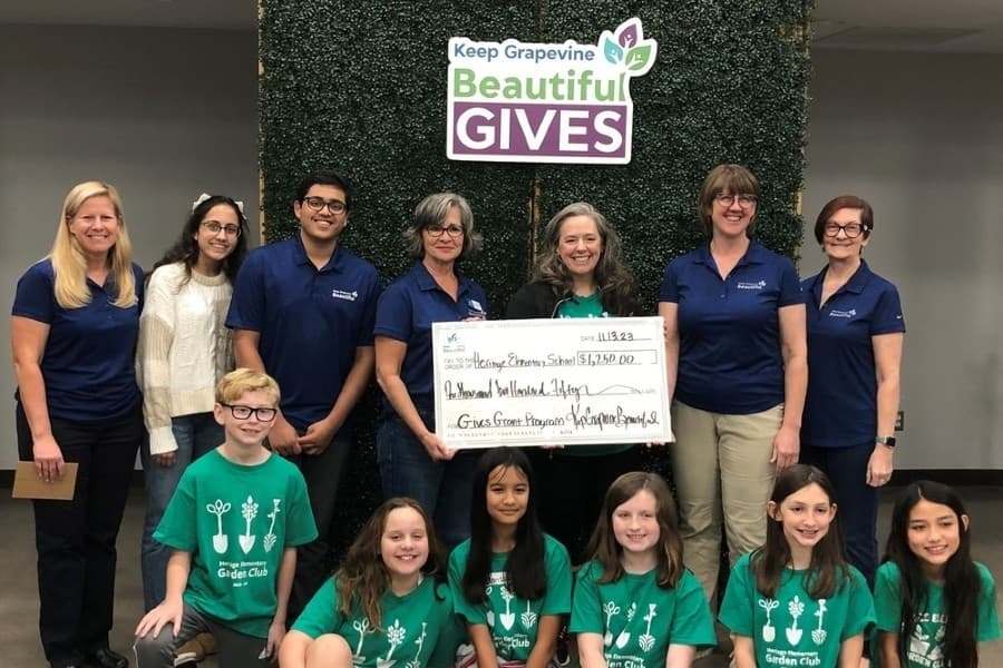 3 Grapevine-Colleyville ISD schools earn Keep Grapevine Beautiful grants