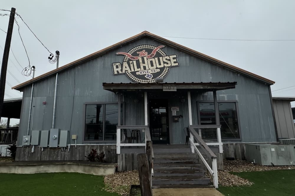 Food truck Badassfoods 512  closes at The Railhouse Bar in Kyle