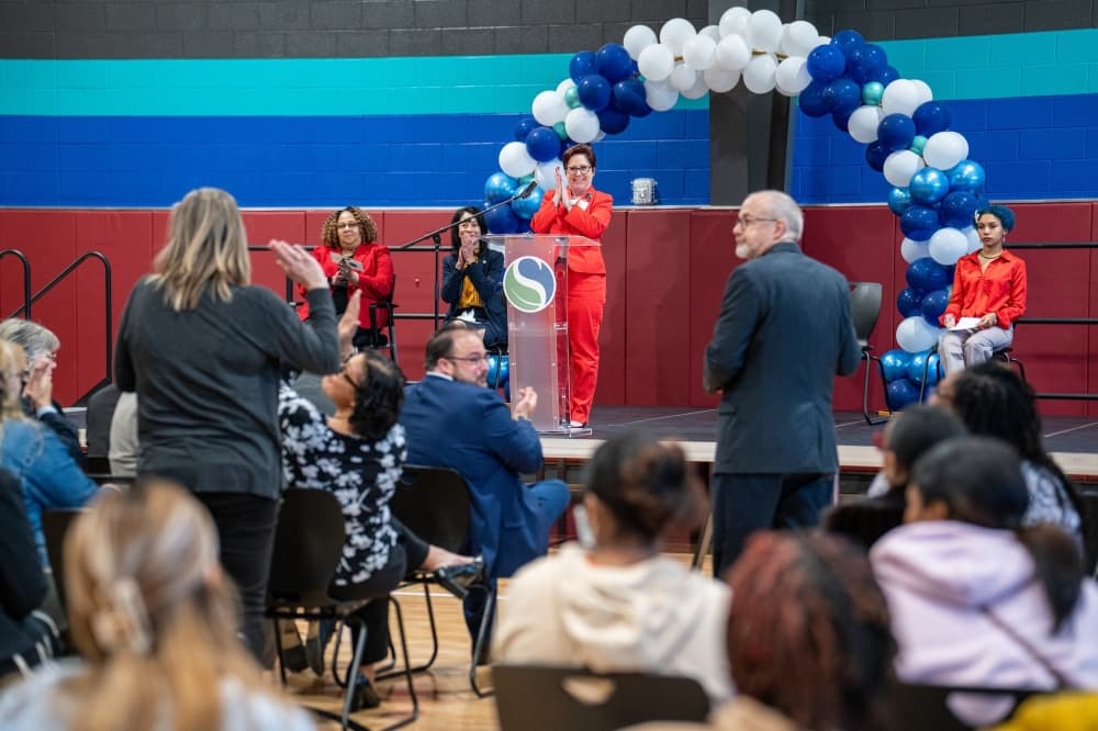 Spring ISD community visits new Momentum High School campus