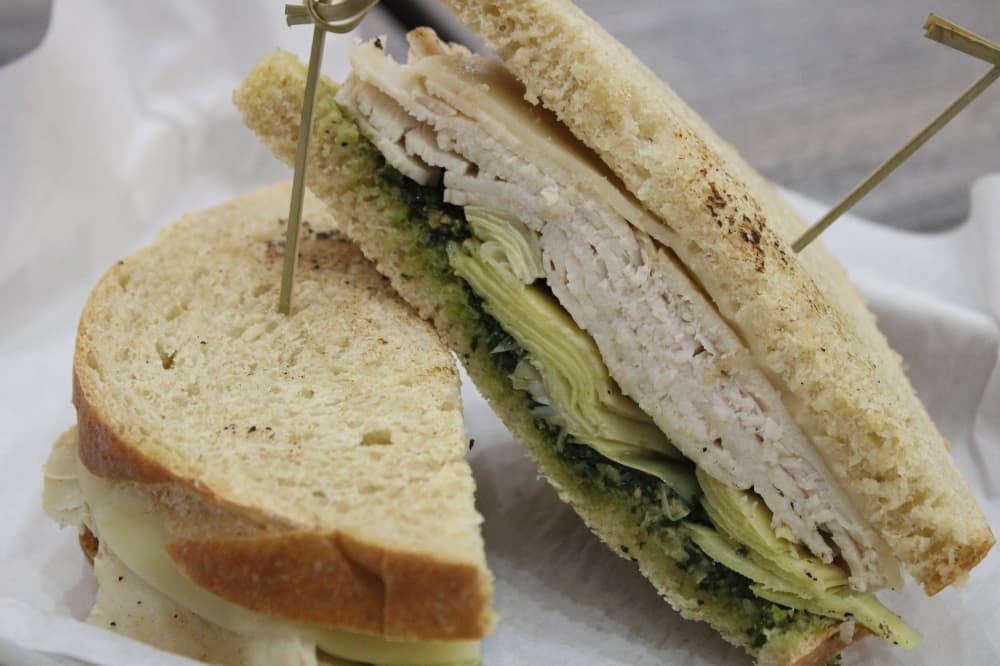California fusion panini on sourdough from House of Bread