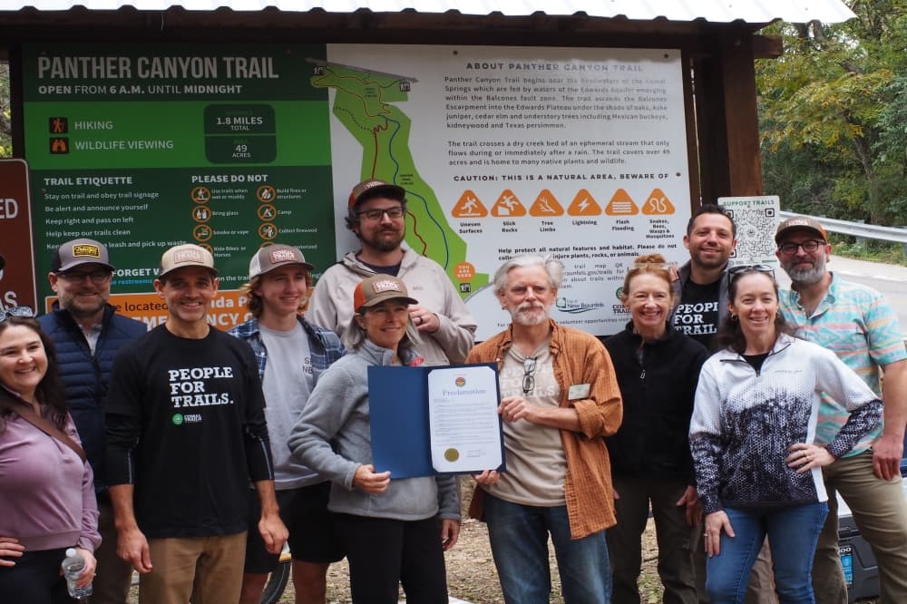 Comal Trails Alliance volunteers