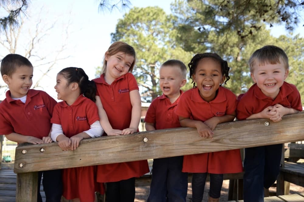 Students at Step by Step Christian School in Tomball. (Courtesy Step by Step Christian School)