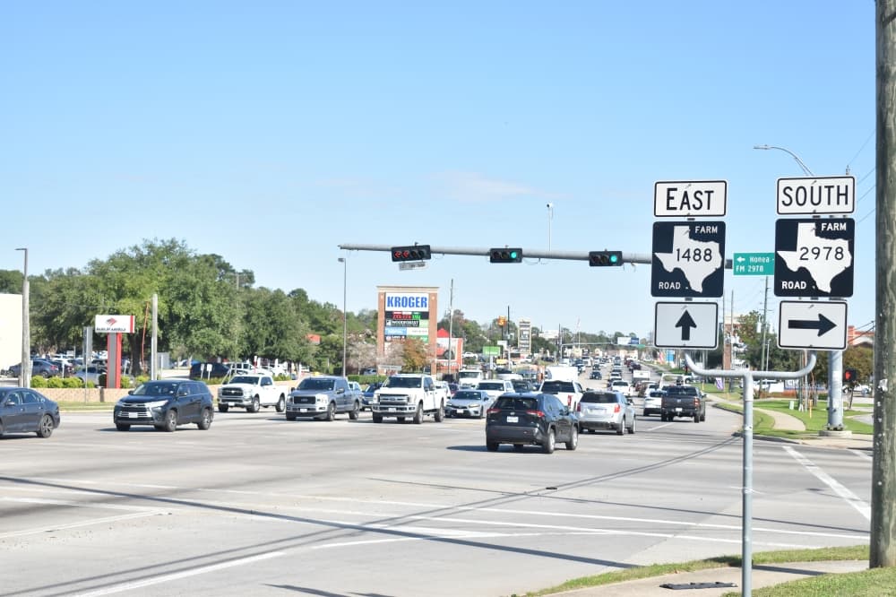 FM 1488 median project begins on Conroe border