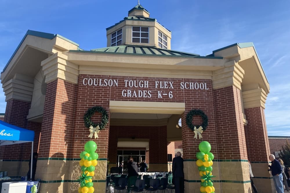 Coulson Tough Elementary School, 11660 Crane Brook Drive, in Spring. 