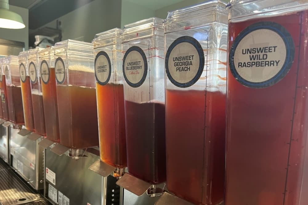 HTeaO selling tea, coffee and snacks in Colleyville