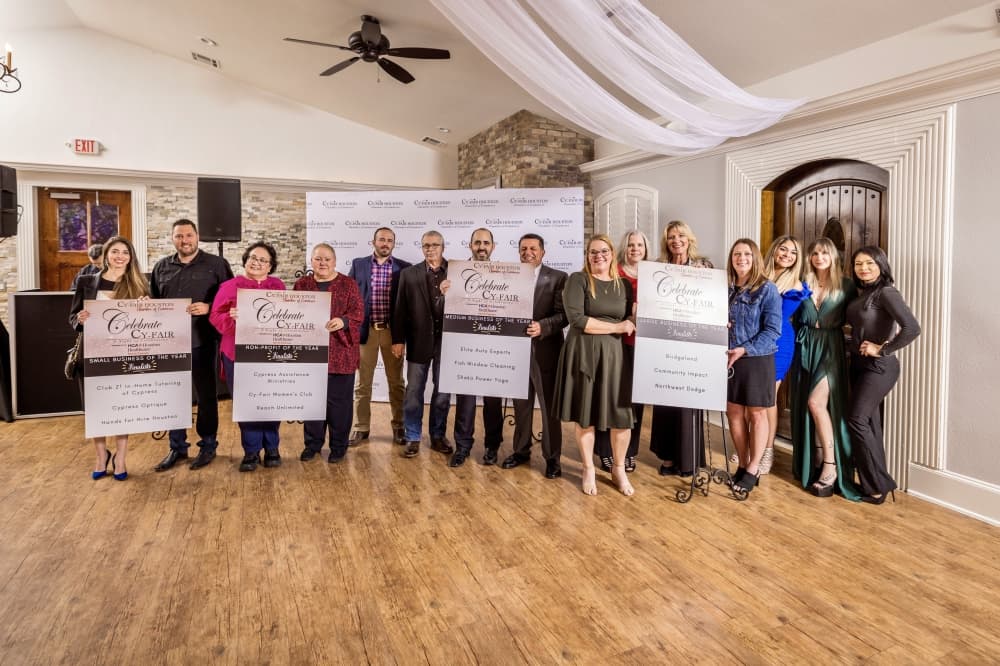 business owners and members of The Cy-Fair Houston Chamber of Commerce