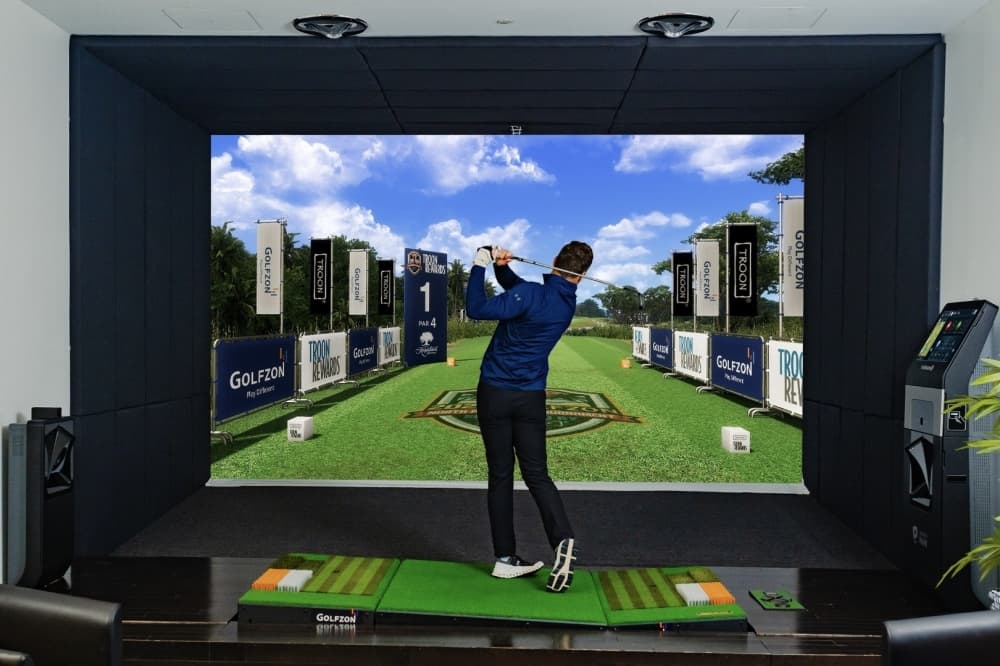 The Daly Round indoor golf facility now open in Cypress