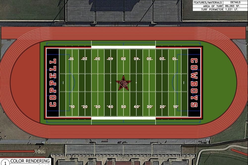 Rendering of the new Buddy Echols Field 