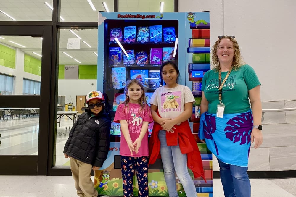 Bastrop ISD schools promote student literacy with book vending machines
