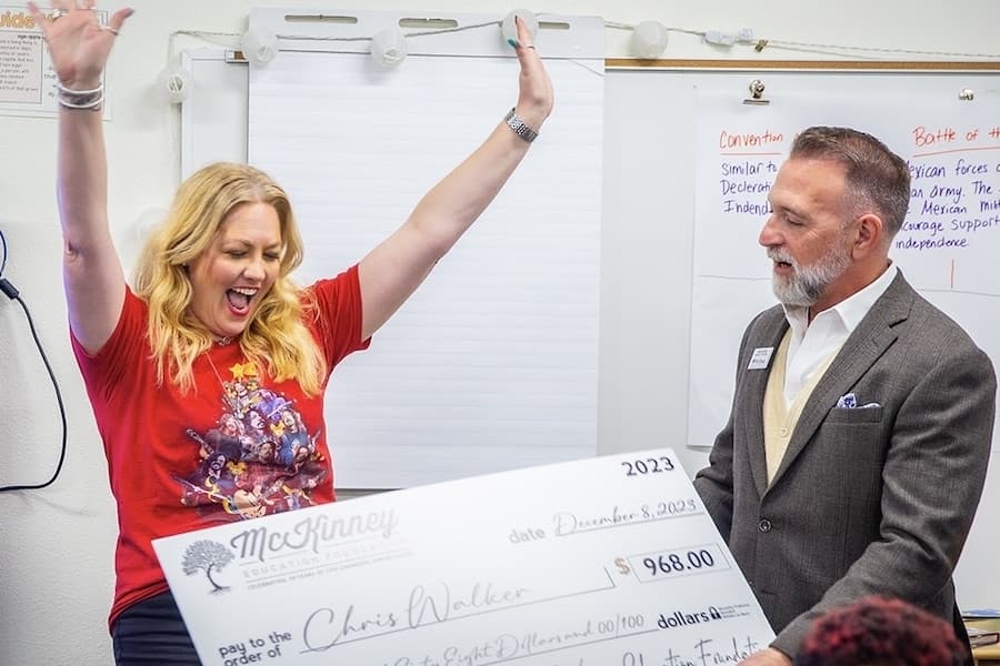 McKinney Education Foundation delivers over $100K in classroom grants
