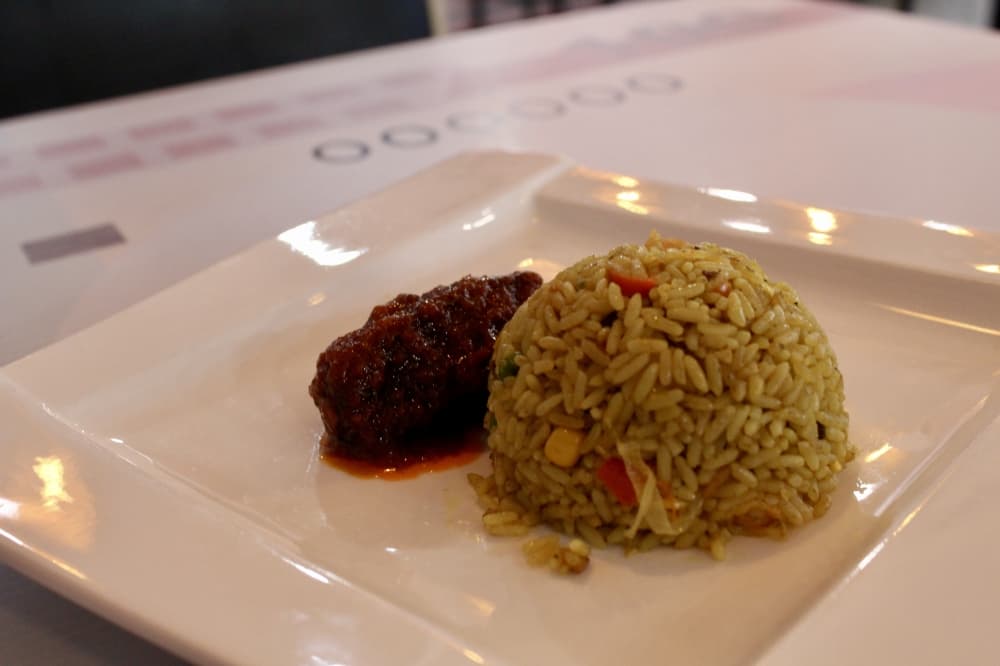 Fried rice with beef