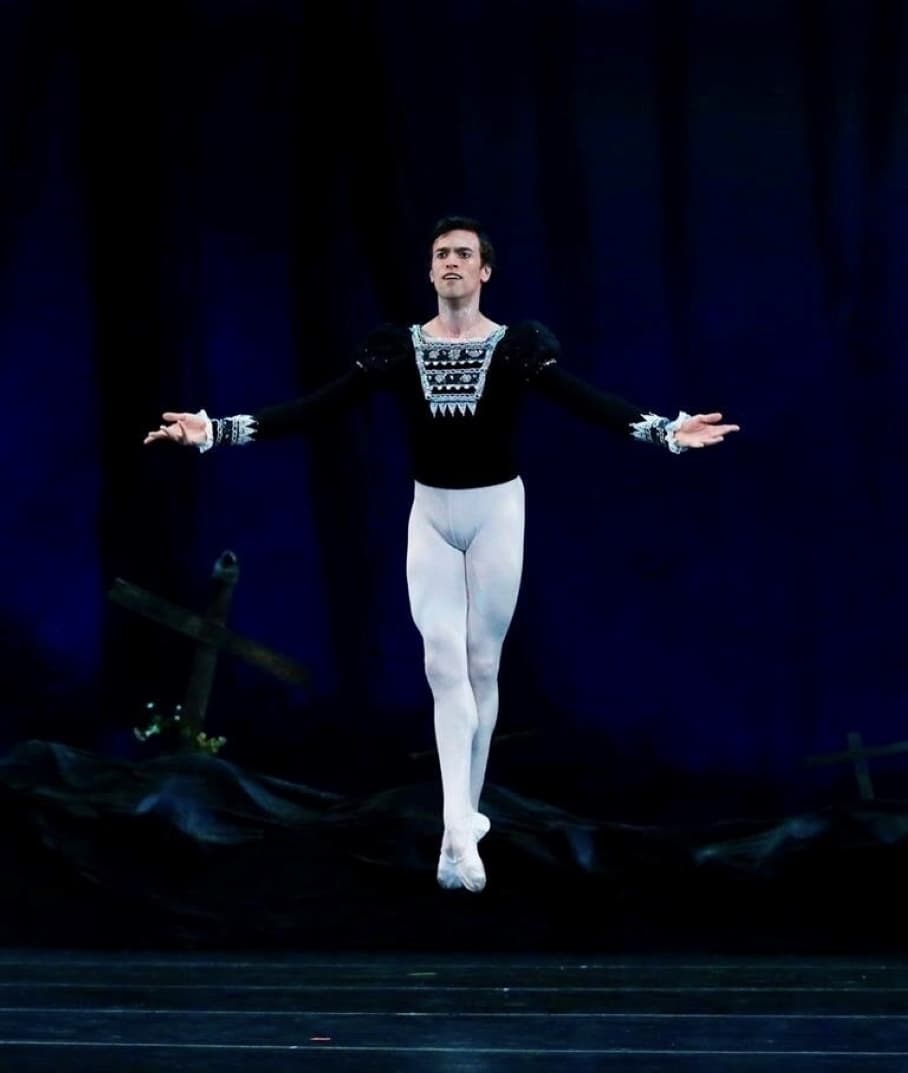 Steven Loch, a former LakeCities Ballet Theatre dancer, performs in the ballet "Giselle." He is now with Miami City Ballet. (Courtesy The Ballet Conservatory)