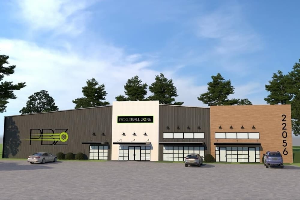 The PickleBall Zone projected to open summer 2024 in Porter