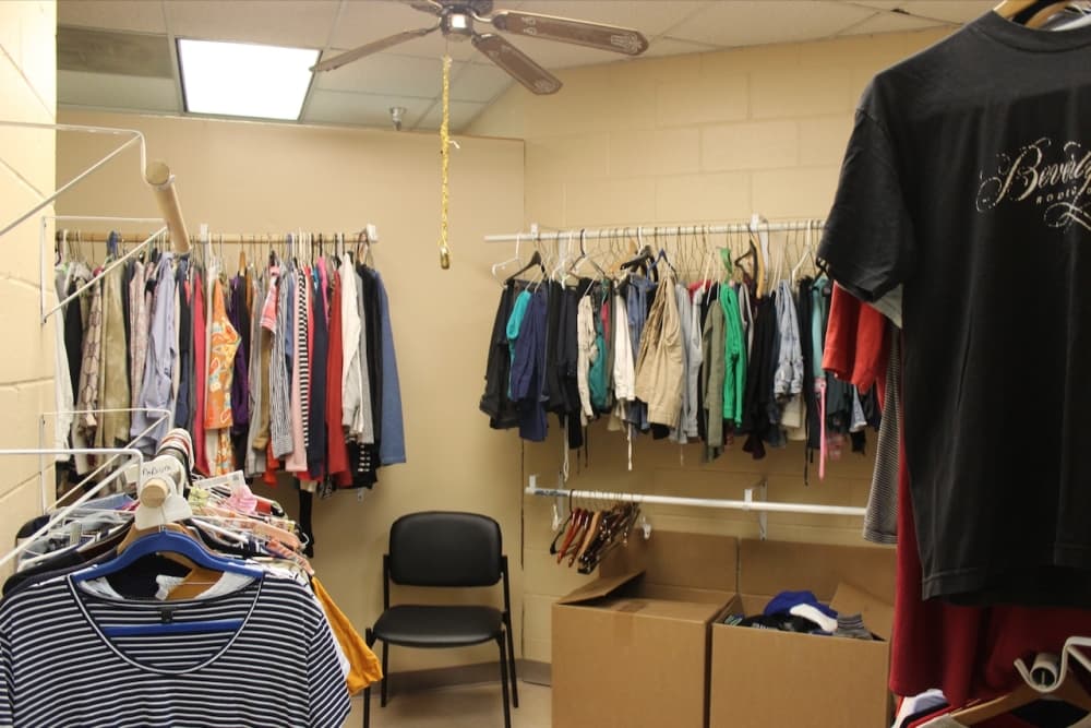 shelter clothing closet