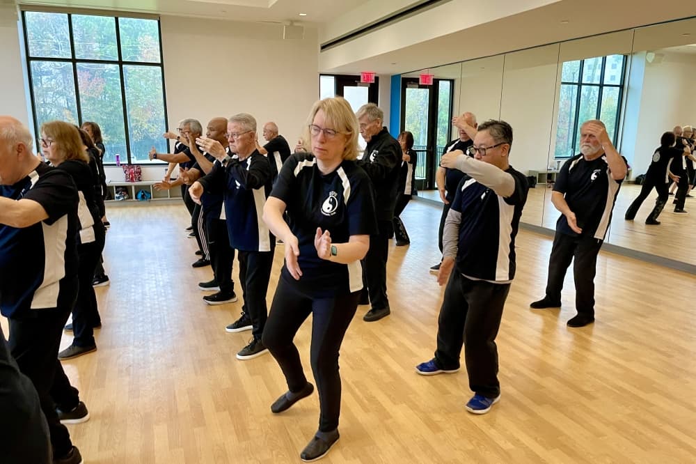 People doing Tai Chi