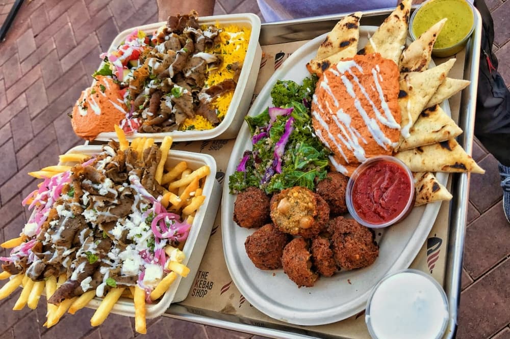 The Kebab Shop offers fast-casual Mediterranean food in Georgetown