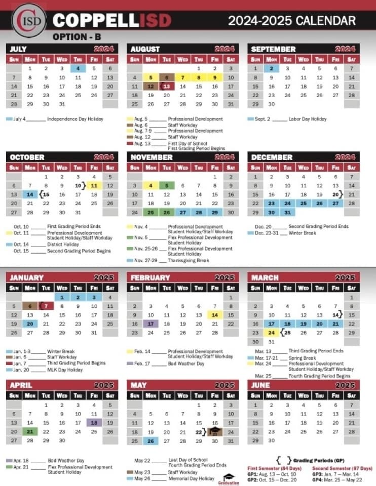 Photo of calendar option