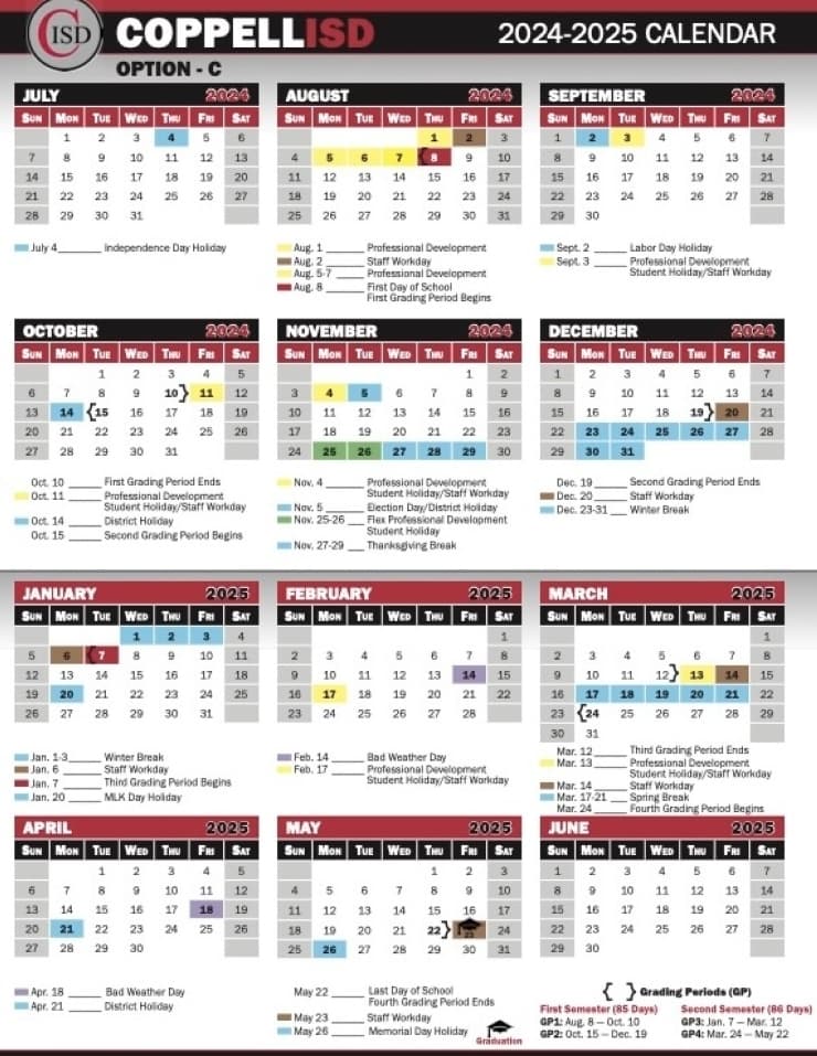 Photo of calendar option