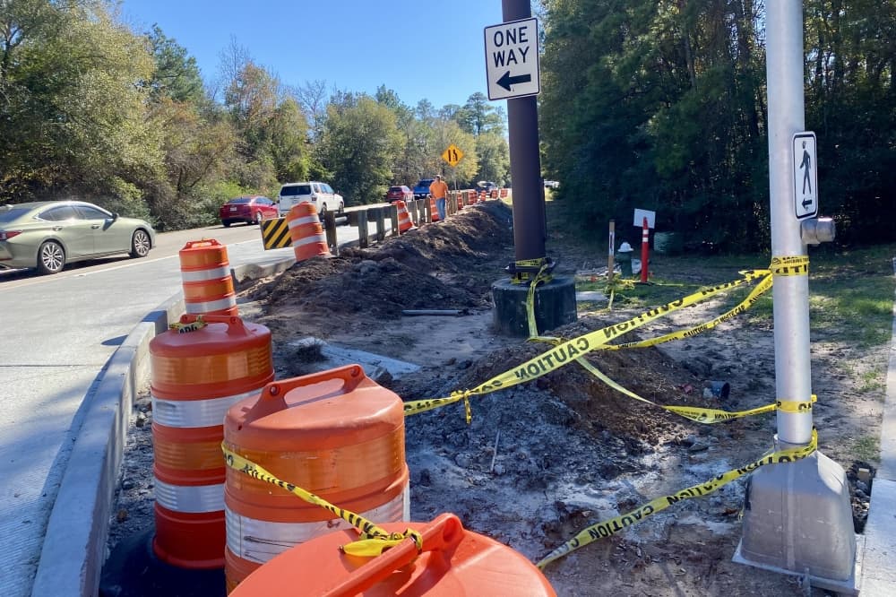Work wrapping up on Research Forest and Grogans Mill Road improvements
