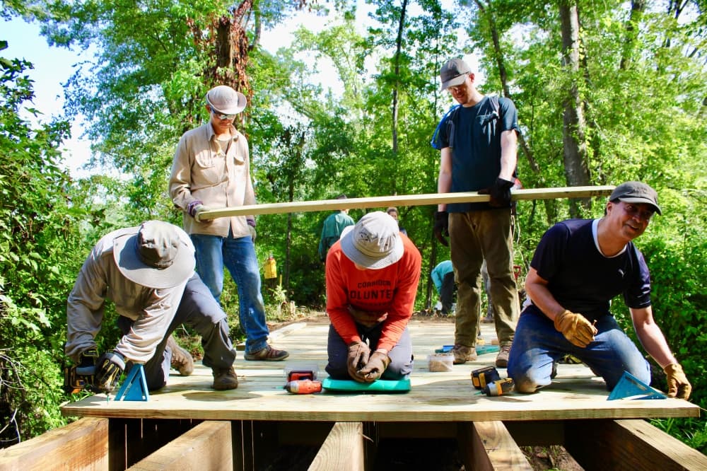 George Mitchell Nature Preserve provides forested trails in The Woodlands since 2007