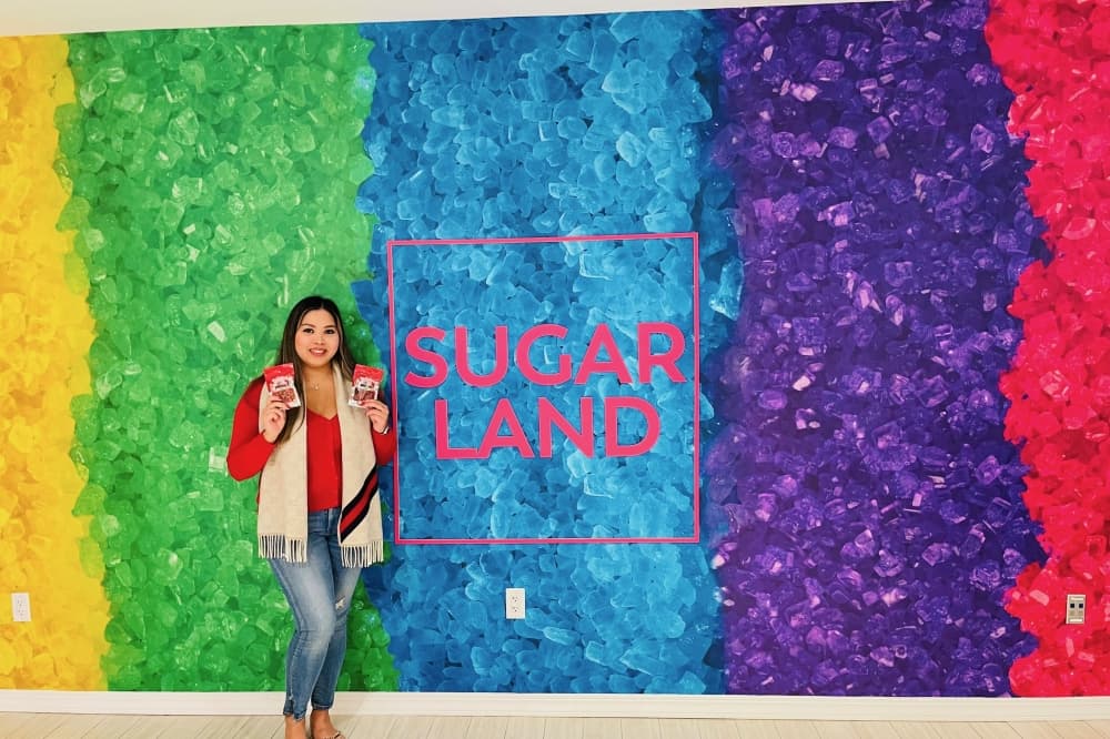 The Sweet Shoppe offers an "Instagram-worthy experience," with its bright, candy-themed interior. (Courtesy La Dulce Factory)